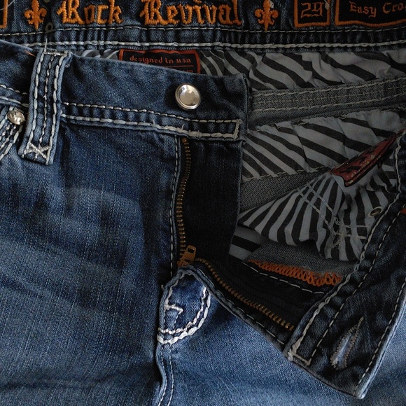 Rock Revival Size 29 Ebba Easy Crop Jeans - Picture 15 of 16